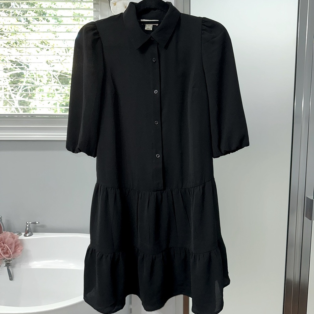 A beautiful black dress to wear on dressy occasions